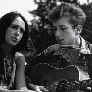 Joan Baez and Bob Dylan (Landscape)