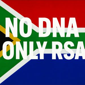 NO DNA ONLY RSA (Landscape)
