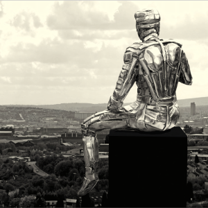 Man of Steel Statue (Landscape)