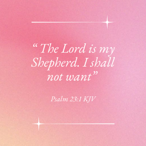 Psalm 23:1